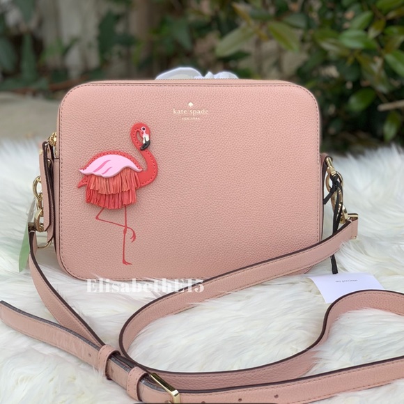 kate spade Handbags - SOLD!!! Kate Spade By The Pool Flamingo Camera Bag